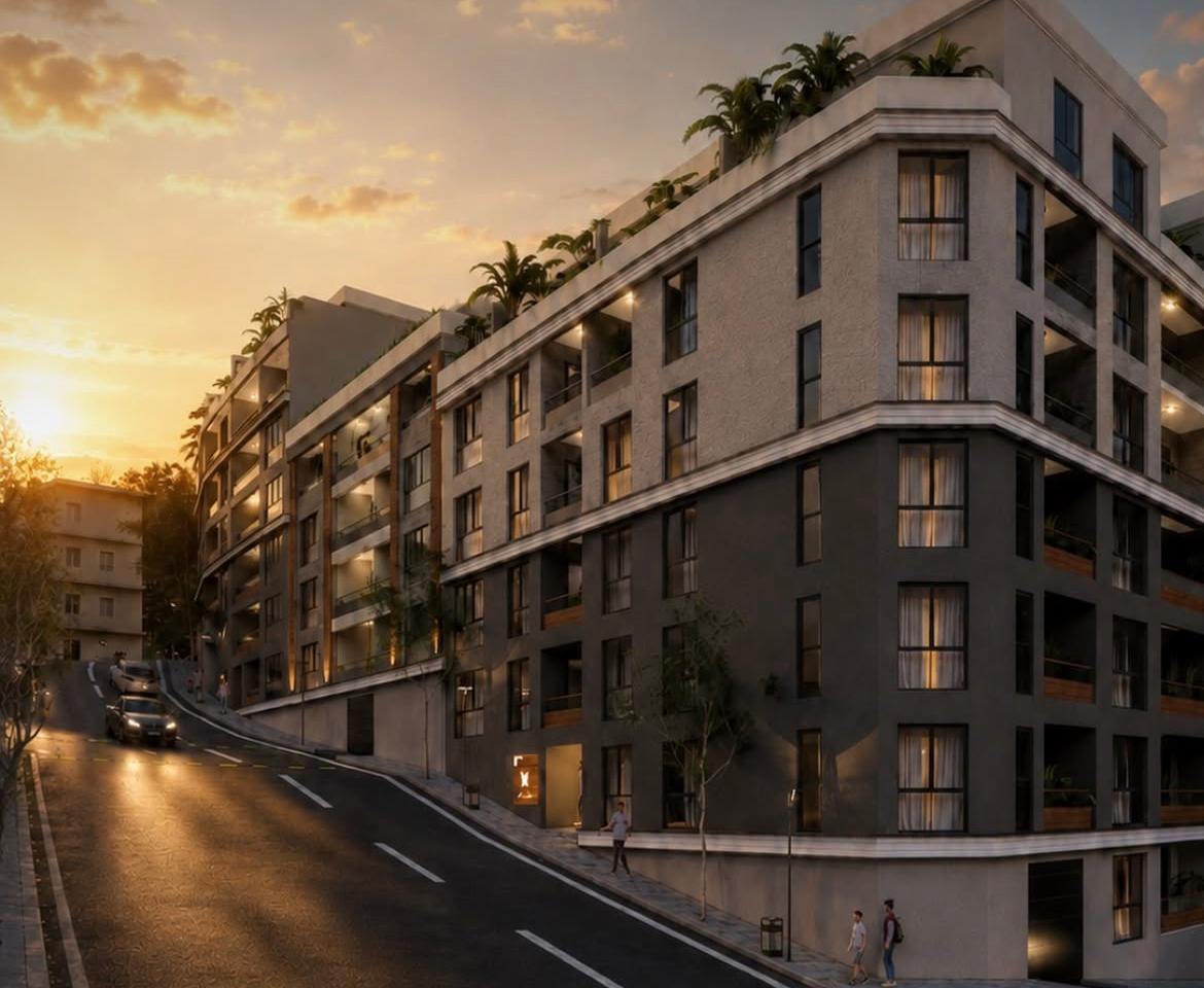 Vista Luxe projesinin cadde cephesi görünümü